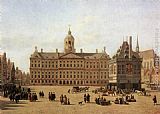 Dam Square, Amsterdam by Gerrit Adriaensz. Berckheyde